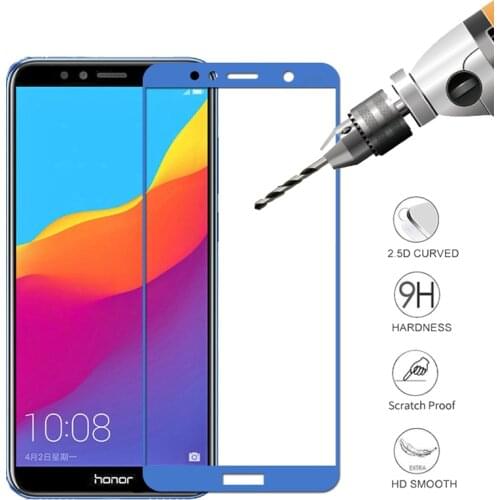 9H Full Coverage Tempered Glass For HUAWEI Honor 7A DUA-L22 7C Pro AUM-L41 L29 Film Screen Protector Russia Version Bubble-fee