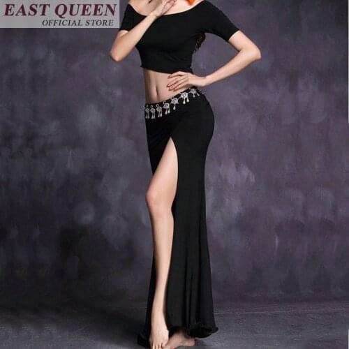 Belly dance clothes women new feeling 2018 belly bellydance hot sexy stage women high slit drop sexy dres dancewear FF549 A
