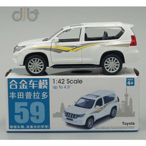 1:42 Diecast Car Model Toy Prado Pull Back Car