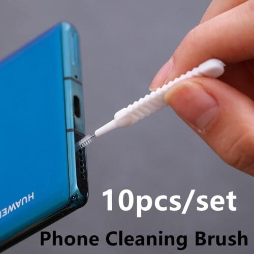 10pcs/set Shower Head Cleaning Brush Washing Anti-clogging Small Brush Pore Gap Shower Nozzle Mobile Phone Hole Cleaning Brush