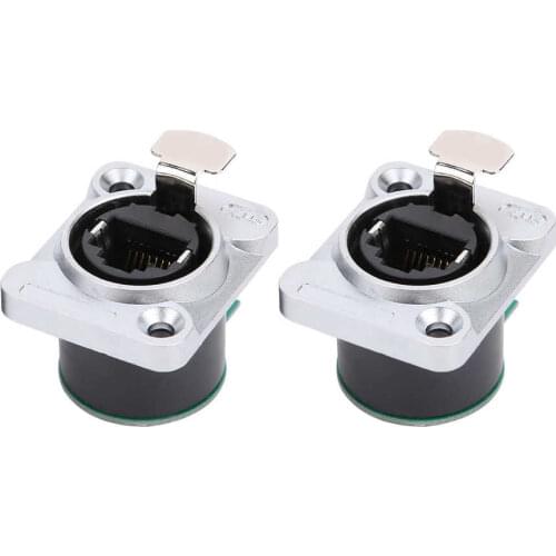 2Pcs RJ45 PCB Panel Fire Retardant Durable Insulator Material EL-RJ-WH5 Injection Board high quality