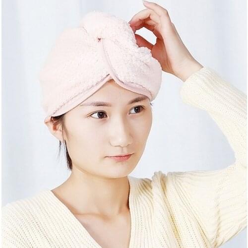 3PCS Microfiber Magic Bath Cap Thickened Quick Drying Towel Turban Cap Bathing Long Hair Cap Water Absorption Shower Towel