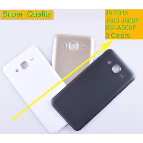50Pcs/lot For Samsung Galaxy J5 2015 J500 J500F J500H J500M Housing Battery Cover Back Cover Case Rear Door Chassis Shell J5