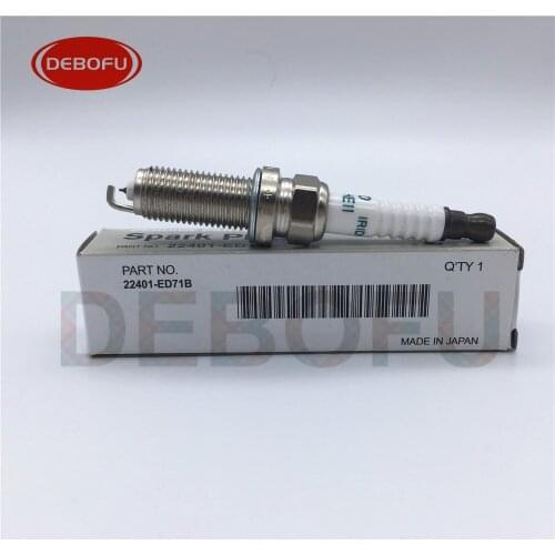 6pcs/lot LZKAR6AP-11 22401-ED815 Iridium Spark Plug For Nissan Micra March Note Tiida X-Trail Cube 22401 ED815 LZKAR6AP 11