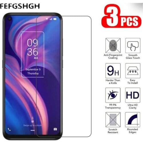 Smartphone 9H For TCL PLEX Tempered Glass Screen Protector Mobile Phone Film For TCL 10 5G 10L A1X Screen Protector