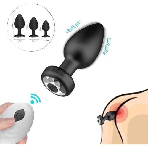Anal Vibrator for Man Wireless Remote Control Silicone Butt Plug for Gay Plug Sex Toy for Woman Adult Products Prostate Massager