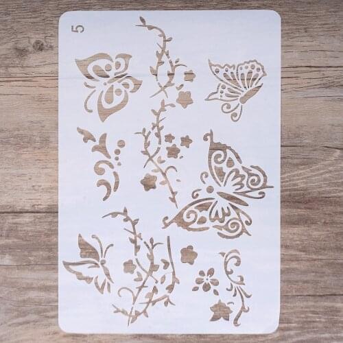 DIY Craft Vine Flower Layering Damask Stencils For DIY Scrapbooking Stamping Album Crafts Decorative Paper Cards