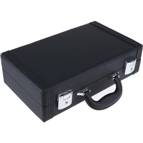 Molded Clarinet Case Bag with Locking Latch, Plush Lined Interior Lightweight Portable Durable