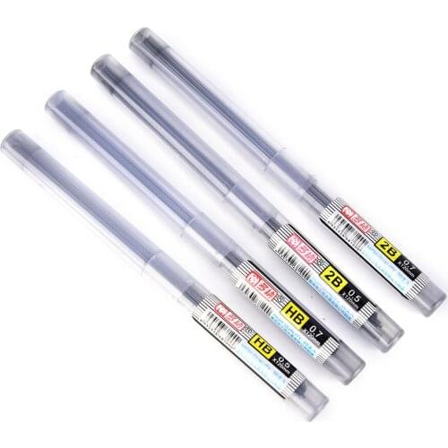 2pcs 0.5mm/ 0.7mm Pencil Lead 2B/ HB Mechanical Pencil Lead Art Sketch Drawing Color Lead School Office Supplies