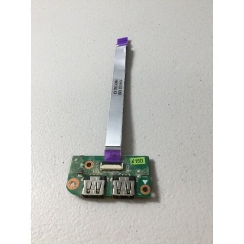 Working perfectly for Toshiba Satellite L750 L755 L750D Series Usb Port Board with Cable DA0BL6TB6F0