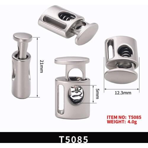 50Pcs Double Hole Cord Locks Plastic Slider Toggle Buttons for Sportwear Tent Luggage Spring Rope Paracord Stopper Ends Fastener