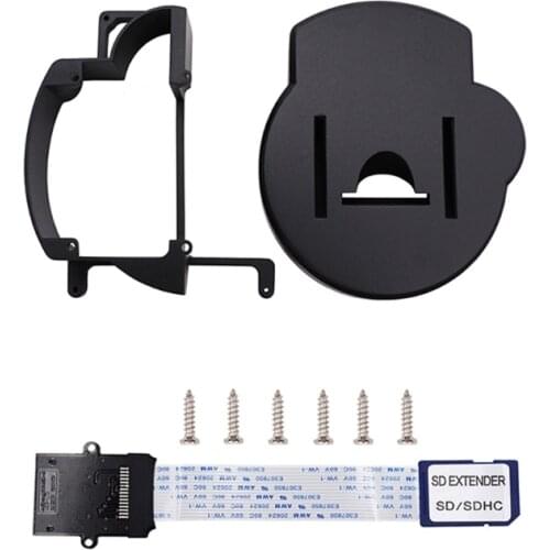 3D Printed Mount Kit with SD Card Extended Cable Extension Adapter/Screwdriver Accessory Set Compatible with NGC GC Loader