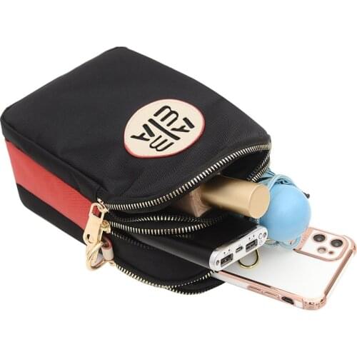 Girl Bag Korean Version of The Small Square Shoulder Bag Canvas Crossbody Bags Fashion Phone Pouch Vintage Messenger Pack