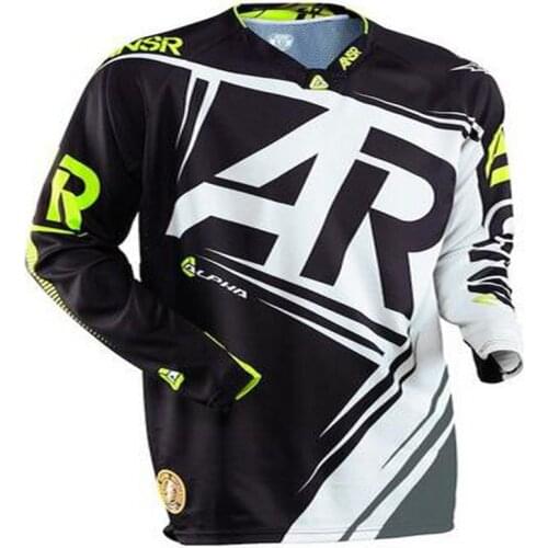 2019 long sleeve Moto Jersey DH MX BMX Mountain Bike moto Jerseys/Motocross ATV Cross Country Racing moto Breathable Mens Shirt