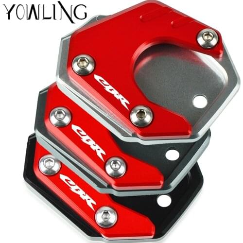 CBR 650R CBR650 R Motorcycle CNC Aluminum Kickstand Enlarger Side Stand Pad Extension Support Plate FOR HONDA CBR650R 2019 2020