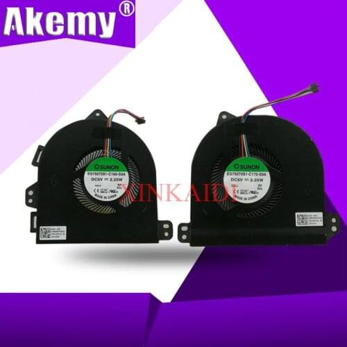 New original CPU GPU cooling fan for ASUS G701 GX700 FAN GX700VO GX700V g701vi DC5V 2.25W EG75070S1-C160-S9A C170-S9A