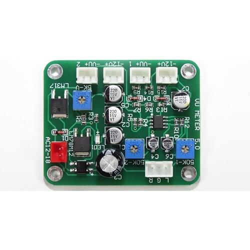 VU meter head level meter front stage driver board with adjustment of light and dark backlight tube amplifier level driver board