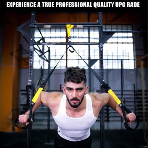 Suspension Resistance Bands Hanging Fitness Belt Gym Workout Crossfit Exercise Tainer Pull Rope Stretch Straps Tension Training