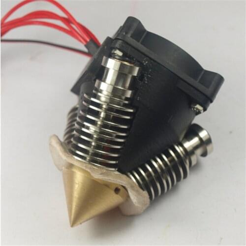 Reprap diamond hotend full kit for DIY 3D printer 3 * Lite6 cold end 1.75mm 0.4mm Triple inputs for multi color 3D printing