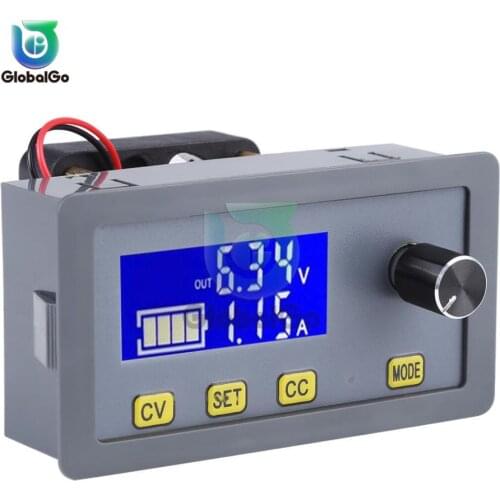 DC-DC 6-32V to 0-32V 5A Power Supply Step Down Buck Converter Module with Fan DC Adjustable Voltage Current Display