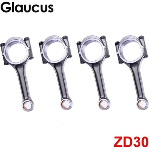 4pcs ZD30 engine connecting rod conrod for Nissan Patrol GR/Terrano II/Urban/Renault Mascott /Opel Movano 2953cc 3.0TDi 16v 3.0