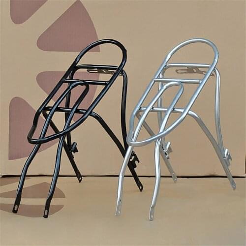 20 inch Folding Bike Rear Racks V Brake Cargo Racks Aluminum Alloy Folding Bicycle Rear Carrier Shelf Rear Hanger