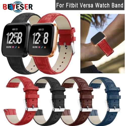Replacement Watch bands Leather wrist Strap Bracelet for fitbit versa versa 2 lite Smartwatch wristband New Arrival Watchband
