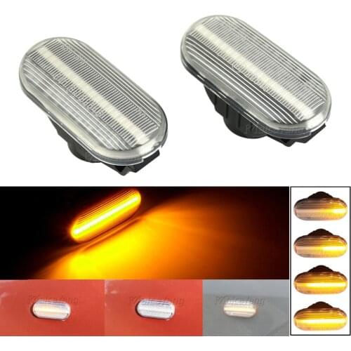 LED Dynamic Side Marker Light Sequential Turn Signal Light For Nissan Cube Z11 Camiones D40 Dualis J10 Frontier Fairlady Livina