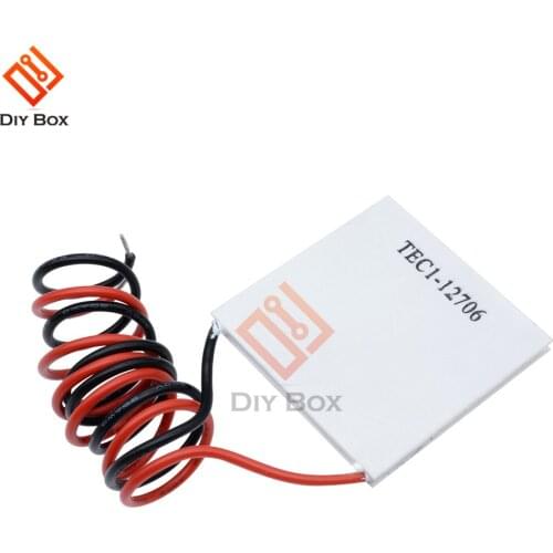 TEC1-12706 12706 TEC Thermoelectric Cooler Peltier 12V New Of Semiconductor Refrigeration TEC112706 Heatsink Plate Module 12V 6A