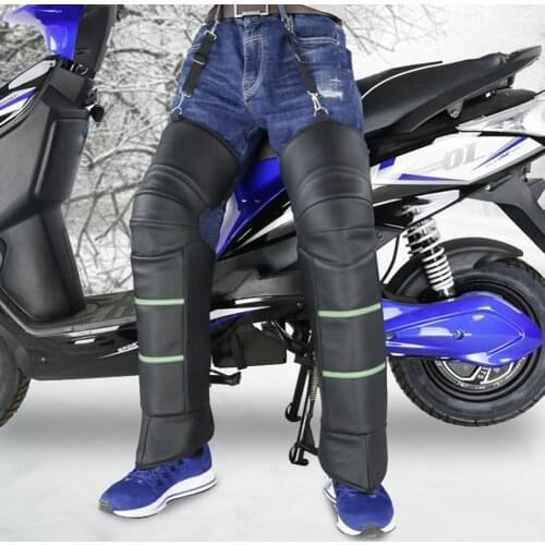 New Motorcycle Warm Knee Pad Lengthened Thickened Leg Windproof Warm Keeping Knee Protector For Motorcycle Riding