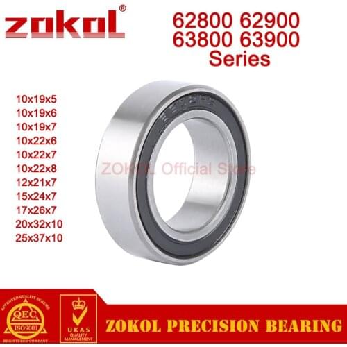 ZOKOL 6205RS bearing 6205 2RS RS Z3V3 6205ZZ S6205ZZ Deep Groove ball bearing 25*52*15mm