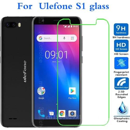 Tempered Glass phone For Ulefone S1 Vienna Screen transparent toughened film Protective Screen Cover For Ulefone S 1