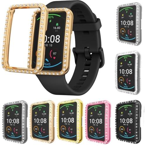 Hard PC Protective Shell For Huawei Watch Fit Rhinestone Protection Case Cover Accessories