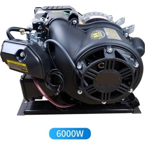 72v silent three-four-wheeler battery car high-power range extender 6000w generator