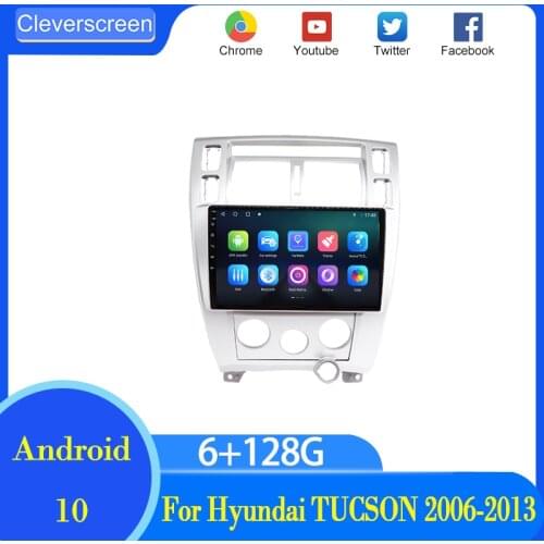 Android 10 Car DVD Player For Hyundai TUCSON 2006-2013 Multimedia GPS Navigation Car Radio Audio Stereo WIFI