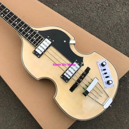 Natural Hofner Violin bass jade tuners Hofner BB2 electric bass flame maple hofner BB2 bass guitar in stock free shipping bass