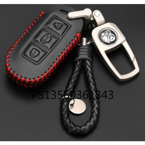 Suitable for Venucia D60 T60 M50 T70 D50 R50 R30 T90 car key cover leather shell buckle