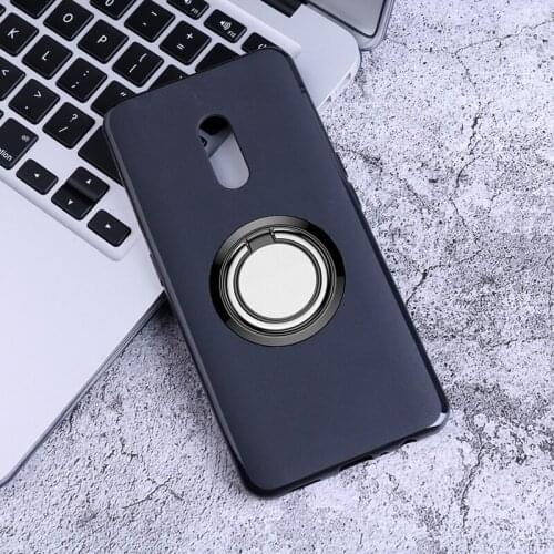 For OPPO Realme X Back Ring Holder Bracket Phone Case Cover Phone TPU Soft Silicone Cases for OPPO K3 Realme X 6.53"