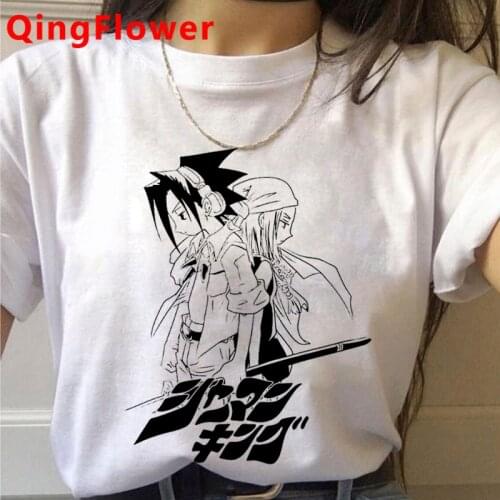 Shaman King Yoh Asakura Amidamaru summer top t shirt women streetwear harajuku tumblr grunge t-shirt tshirt kawaii tumblr