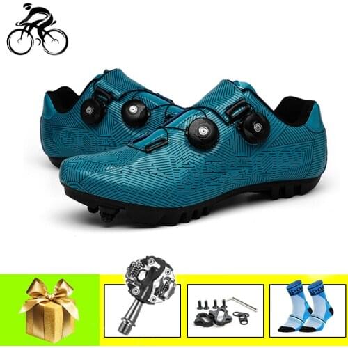 Cycling Sneakers Breathable Men Women Mountain Bike Shoes Sapatilha Ciclismo Mtb SPD Pedals Triatlon Outdoor Riding Sport Shoes