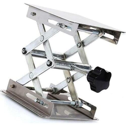 Stainless Steel Lab Jack Stand Table Lift Laboratory Jiffy Jack 4" x 4"