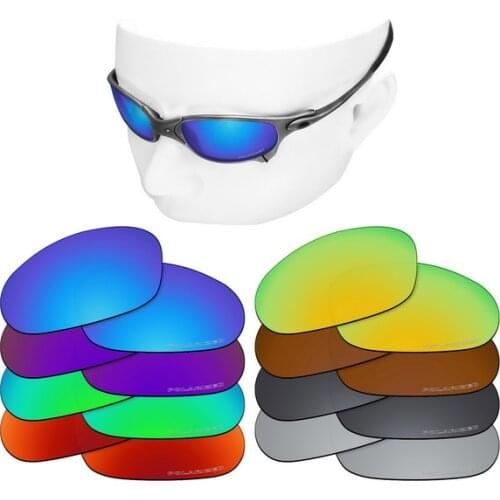 OOWLIT Anti-Scratch Replacement Lenses for-Oakley Juliet Etched Polarized Sunglasses