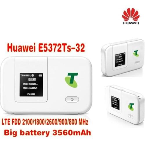 Lot of 10pcs unlocked HUAWEI E5372TS-32 LTE 4G Wireless Router 150M 3560mAH battery