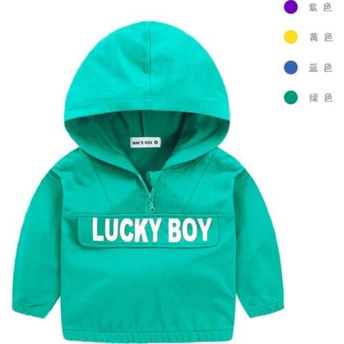 2021 New Autumn Winter Coat Toddler Baby Kids Boys Girls Clothes Hooded Cartoon 3D Ear Hoodie Letter Sweatshirt Tops Clothing