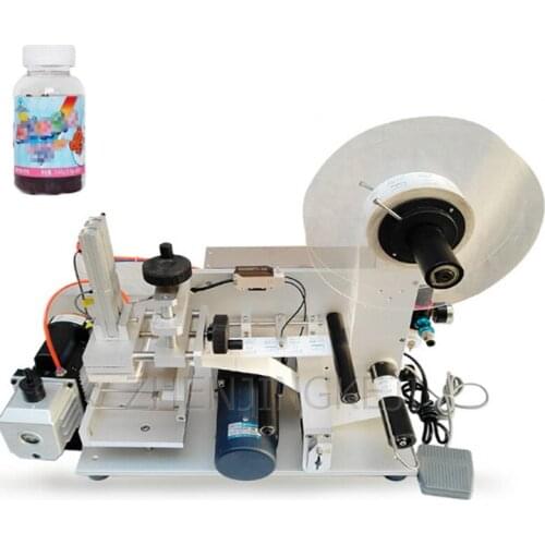 Semi-automatic Flat Labeling Machine Small Label High Precision Flat Labeling Tool High-capacity Stickers Paste Label Equipment