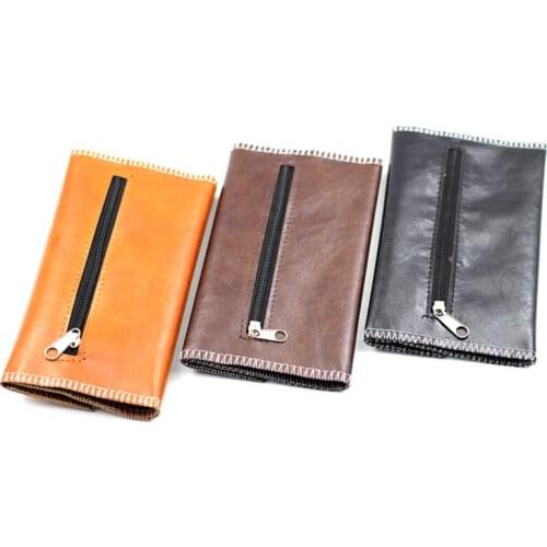 Cigarette Rolling Pipe Tobacco Pouch Case Wallet Tip Paper Holder PU Leather Tobacco Bag Smoking Accessories