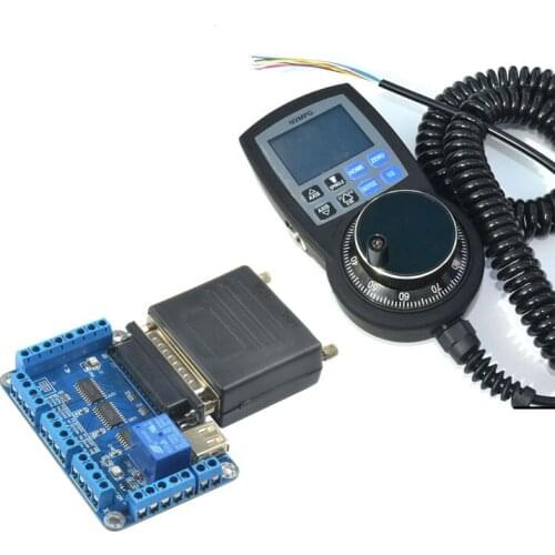 NVMPG-3D CNC Manual Pulse Generator MPG +6 Axis USB Mach3 CNC Controller Board Card