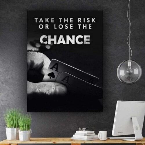 Inspirational quotes art posters and prints canvas painting decorative wall art pictures office home decoration