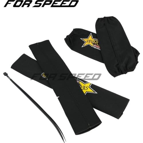 Front Fork Protector Rear Shock Absorber Guard Wrap Cover For EXC CRF YZF KTM KLX Dirt Bike Motorcycle ATV Quad Motocross