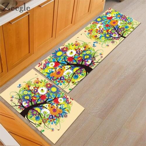 Zeegle Living Room Modern Carpet Kitchen Table Area Rug Non-slip Bedroom Mats Bedside Rugs Bathroom Floor Matress